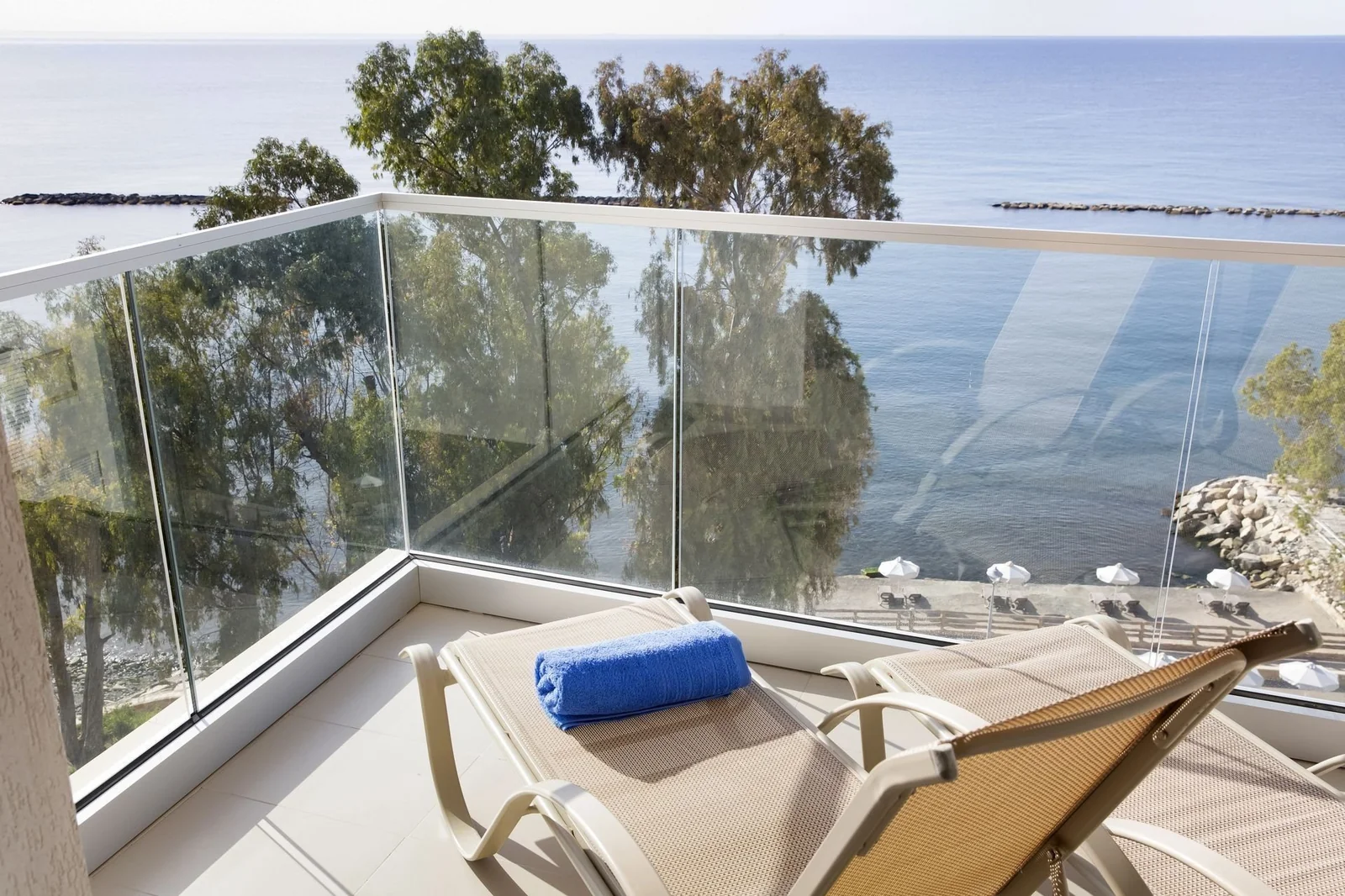 Hôtel Harmony Bay, balcon, Limassol, Chypre