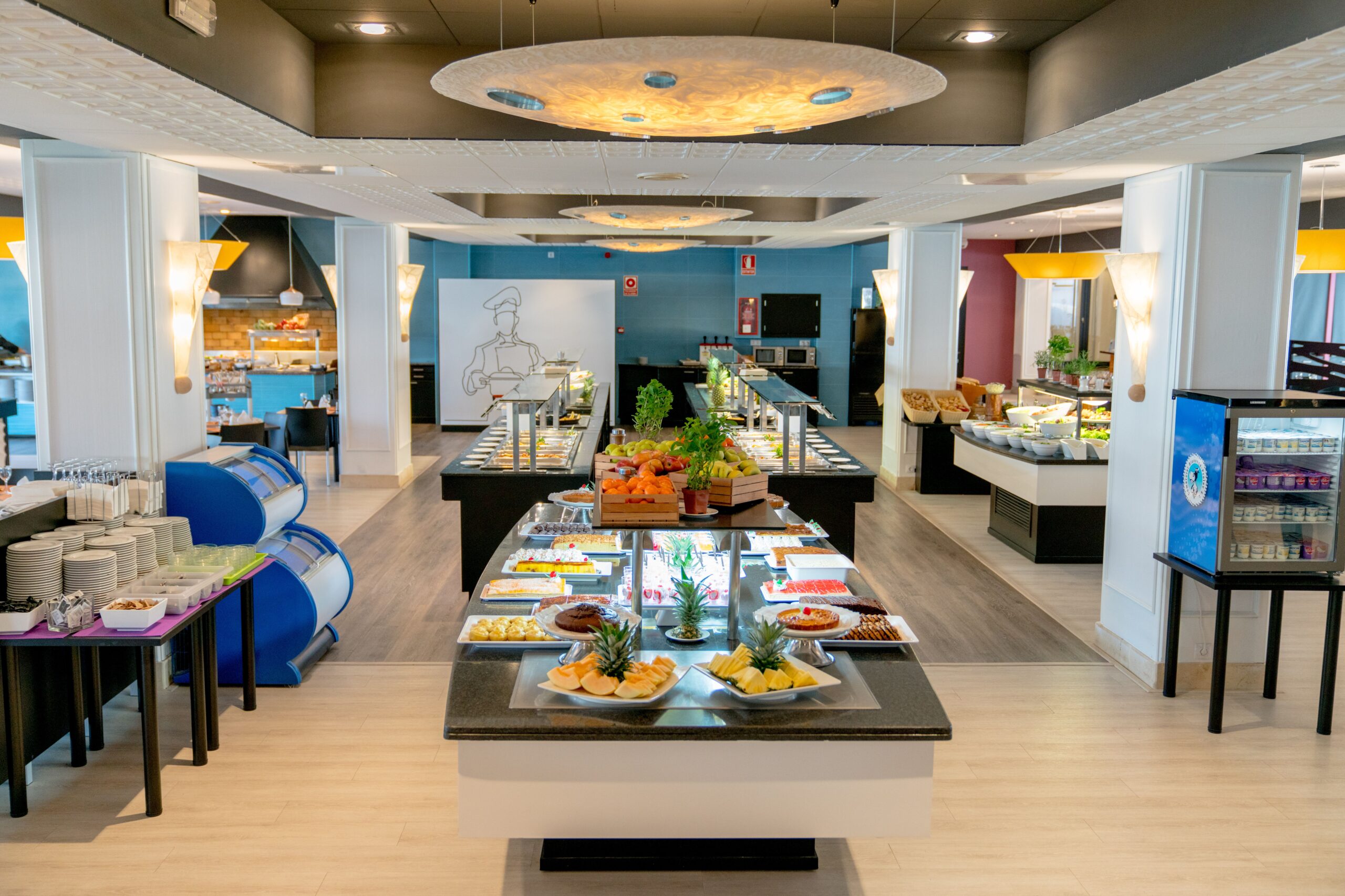 Olympic Park, Buffet, Lloret de Mar, Spanien